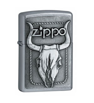 Zippo打火机 牛头骨20286-