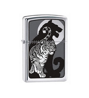 Zippo打火机 月夜老虎21163-