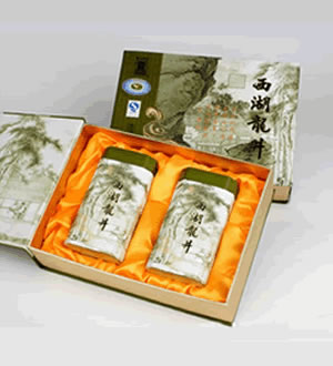 贡牌 龙井茶礼盒-2014年新茶 200克