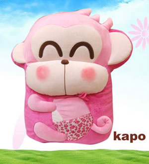 KAPO 桃色靠枕-