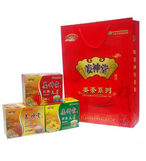 姜茶精品-礼盒 12小包*15g*6盒