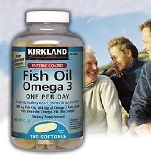 美国原装Kirkland鱼油-肠溶型浓缩Omega-3鱼油 1瓶