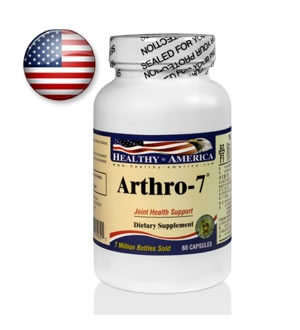健康美国 Arthro-7关节健 美国进口-骨胶原Ⅱ营养胶囊 修复关节 缓解疼痛 800mg*60粒1瓶