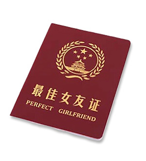 最佳女友证-情人节最具创意礼物 PERFECT GIRLFRIEND