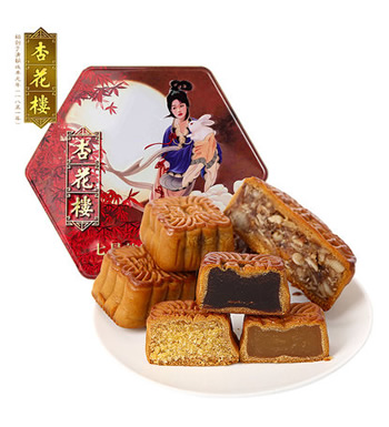 杏花楼 七星伴月月饼-8只装，上海著名商标