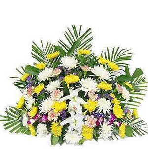 无限的哀思（悼念鲜花）-【需提前一天订购】白事花篮
