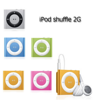 苹果（Apple）iPod new shuffle 2G-MP3播放器