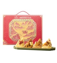 福瑞缤纷粽子礼盒 - 时令春鲜 4味12粽